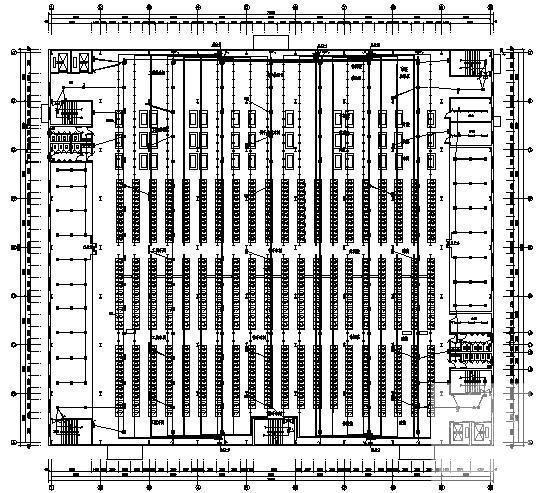 服装厂3层厂房电气设计CAD施工图纸 - 1
