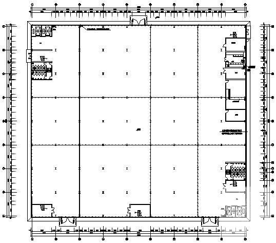 服装厂3层厂房电气设计CAD施工图纸 - 4