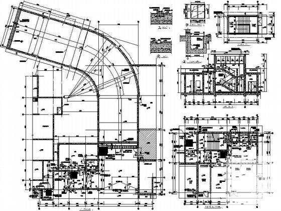 小区地下室人防建筑CAD图纸 - 3