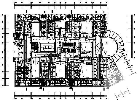 医院11层门诊楼消防电气设计CAD施工图纸 - 1