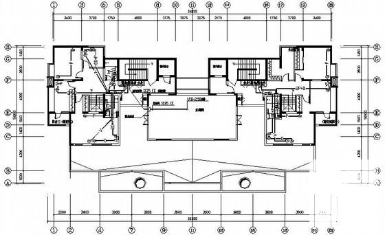 26层住宅楼电气设计CAD施工图纸（总） - 2