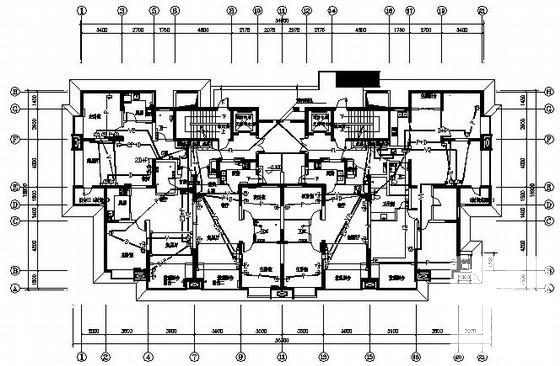 26层住宅楼电气设计CAD施工图纸（总） - 3
