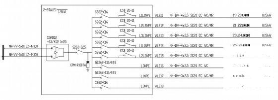 26层住宅楼电气设计CAD施工图纸（总） - 4