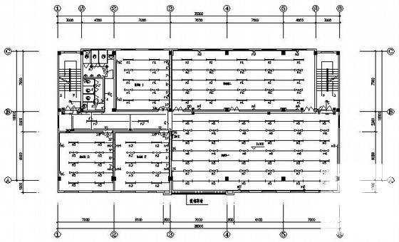 6层办公宿舍两用楼电气设计CAD施工图纸 - 1