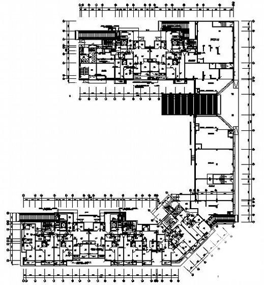 20层经济适用房电气设计CAD施工图纸 - 1