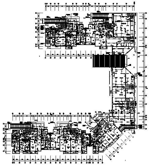 20层经济适用房电气设计CAD施工图纸 - 2