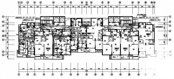 20层经济适用房电气设计CAD施工图纸 - 4