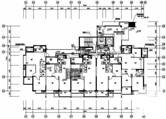 18层经济适用房消防电气CAD施工图纸（5号楼） - 1
