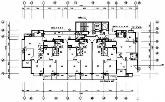 18层经济适用房消防电气CAD施工图纸（5号楼） - 3