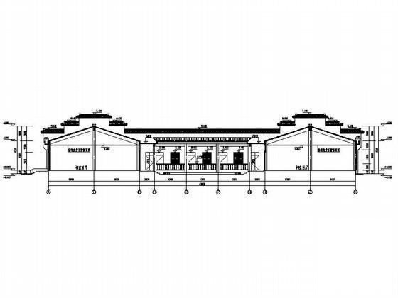 1层祠堂建筑施工CAD图纸（高3.9米） - 2