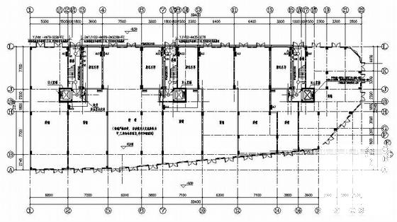商住楼电气设计CAD施工图纸(混凝土楼板) - 1