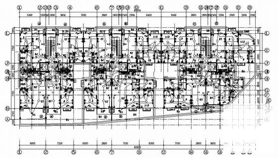 商住楼电气设计CAD施工图纸(混凝土楼板) - 2
