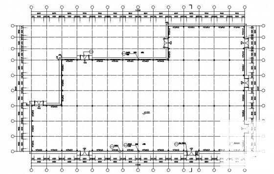 单层厂房建筑施工CAD图纸（高10米） - 2
