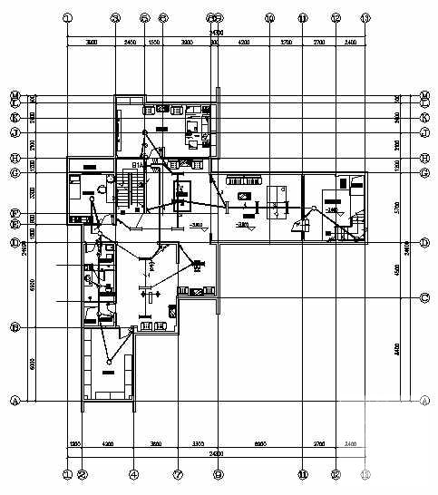 3层别墅电气设计CAD施工图纸(防雷接地系统) - 1