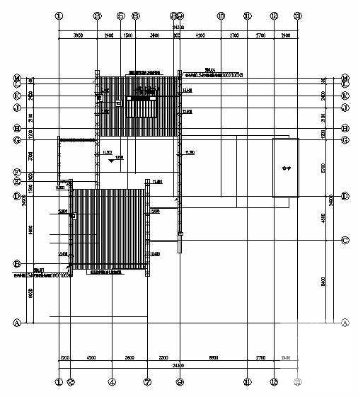 3层别墅电气设计CAD施工图纸(防雷接地系统) - 4