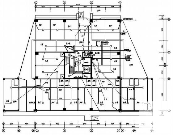 18层剪力墙结构住宅楼电气设计CAD施工图纸(高低压配电系统) - 2