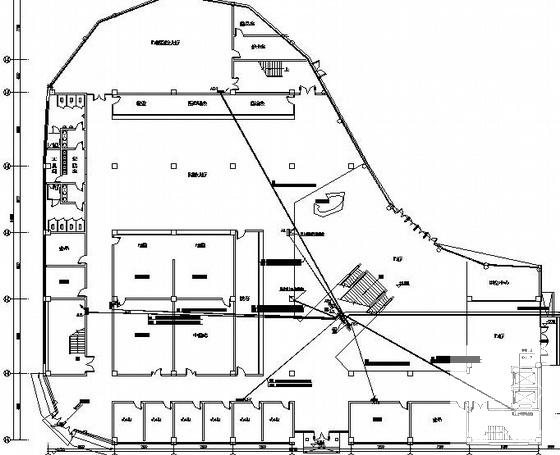 5层门诊楼电气设计CAD施工图纸(火灾自动报警系统) - 1