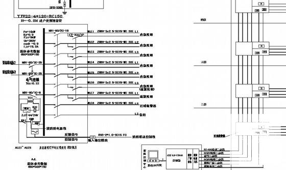5层门诊楼电气设计CAD施工图纸(火灾自动报警系统) - 2