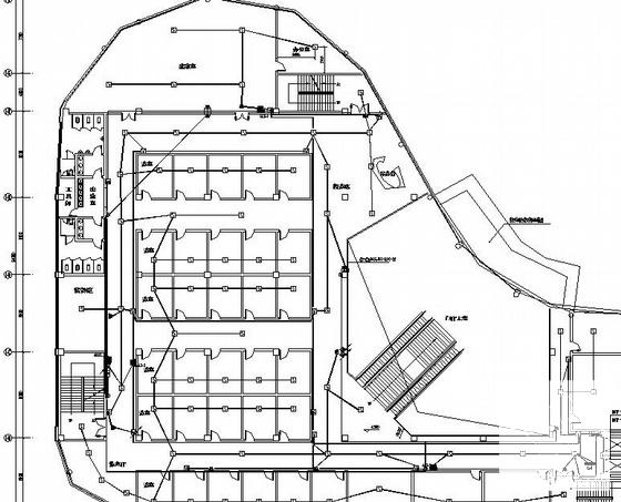 5层门诊楼电气设计CAD施工图纸(火灾自动报警系统) - 4