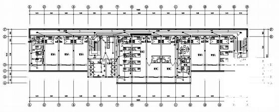 3层公司宿舍楼电气设计CAD图纸(防雷接地系统等) - 2