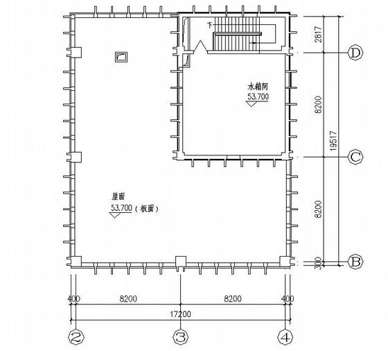 地上13层科技大厦电气设计CAD图纸（二级负荷）(安全系统) - 3