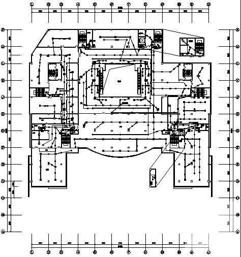 地上6层商场电气设计CAD图纸（二级负荷）(综合布线系统) - 1