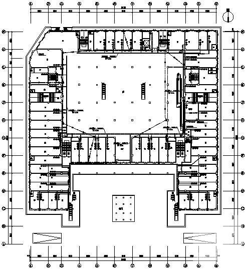 地上6层商场电气设计CAD图纸（二级负荷）(综合布线系统) - 2