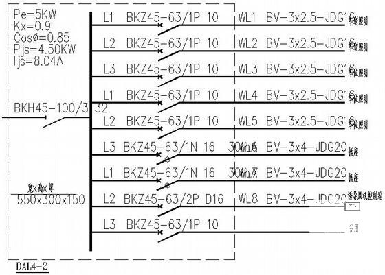 地上6层商场电气设计CAD图纸（二级负荷）(综合布线系统) - 3