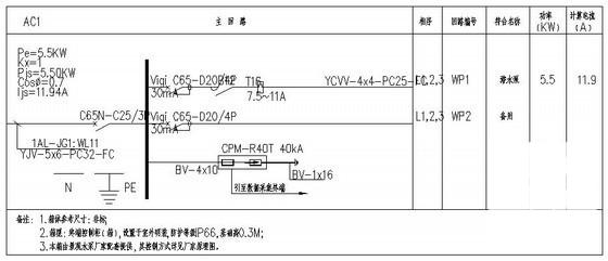 庭院景观电气设计CAD施工图纸（三级负荷） - 2