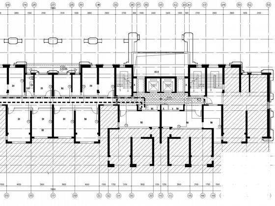 高层商住楼电气设计CAD施工图纸（人防）(可视对讲系统) - 1