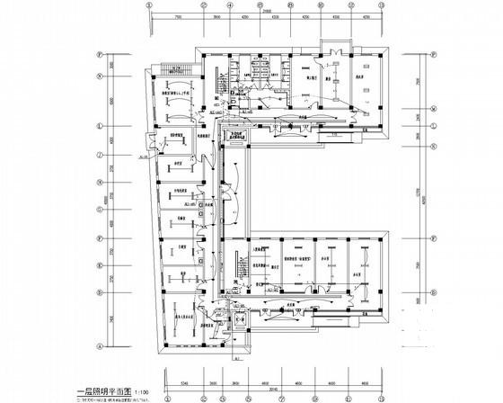 多层儿童福利中心电气设计CAD施工图纸（人防） - 2