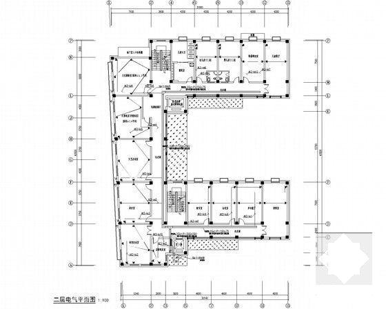 多层儿童福利中心电气设计CAD施工图纸（人防） - 4