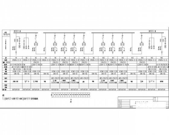 高压10Kv配电室电气设计CAD施工图纸(变压器柜二次原理) - 1