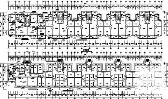 七千平欧陆风格6层住宅楼建筑施工CAD图纸(14号楼) - 2