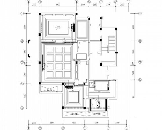 高层住宅楼电气设计CAD施工图纸（给排水人防） - 1