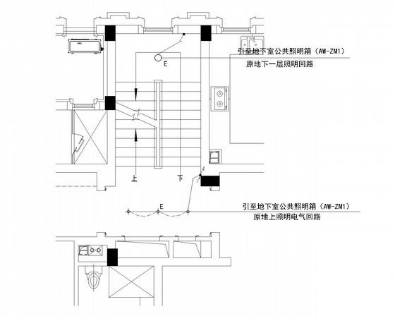 高层住宅楼电气设计CAD施工图纸（给排水人防） - 2