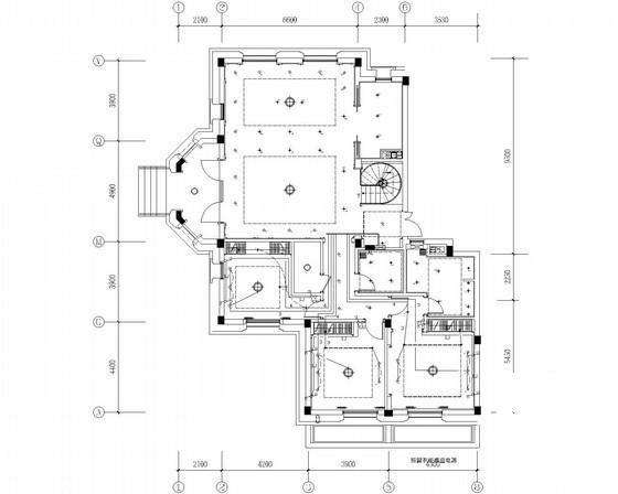 高层住宅楼电气设计CAD施工图纸（给排水人防） - 4