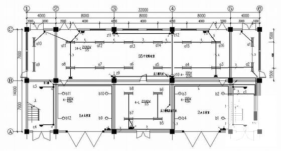 35KV降压站电气设计CAD施工图纸(高压开关柜) - 3