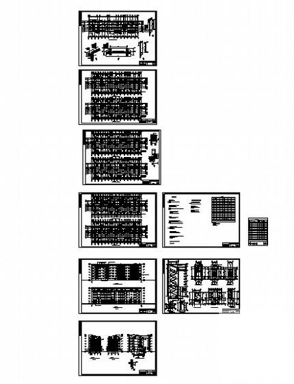 二千平4层阳光排屋建筑施工CAD图纸(7号楼)(小区效果图) - 3