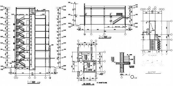 7层混合结构宜居经济适用房小区建筑施工CAD图纸（2号楼） - 2