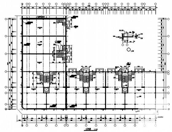 7层混合结构宜居经济适用房小区建筑施工CAD图纸（2号楼） - 3