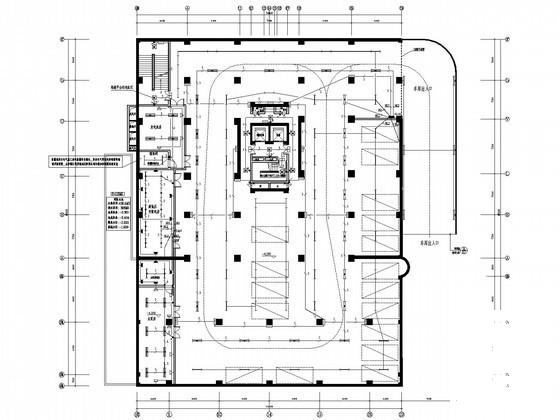 14层二类高层商住楼电气CAD施工图纸(联动控制系统) - 1