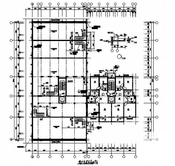 现代风格四千平经济适用房小区7层住宅楼建筑施工CAD图纸 - 3