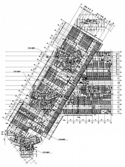 18层住宅楼建筑给排水CAD施工图纸（人防地下室） - 2