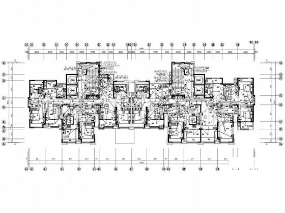 32层住宅楼强弱电系统电气CAD施工图纸(火灾自动报警) - 1