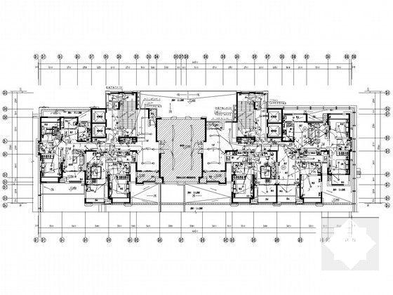 32层住宅楼强弱电系统电气CAD施工图纸(火灾自动报警) - 4