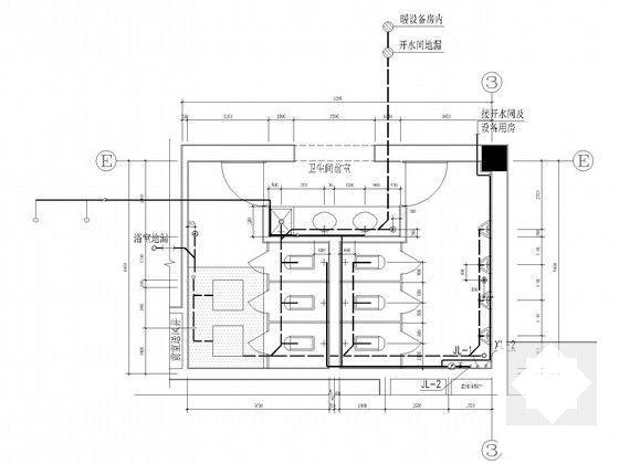12层运动中心给排水CAD施工图纸 - 4