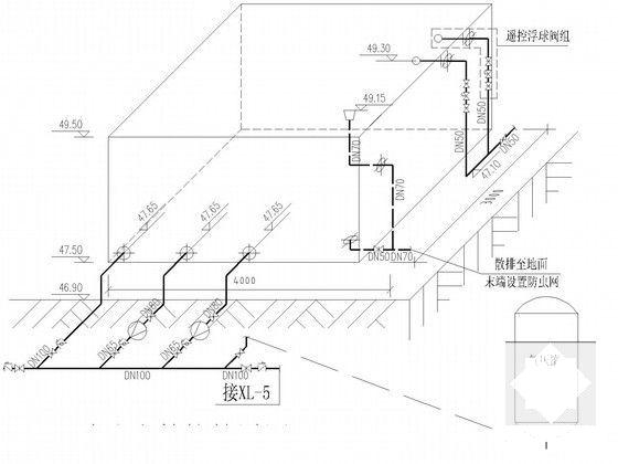 12层运动中心给排水CAD施工图纸 - 5