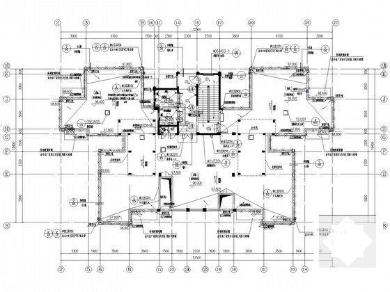 32层一类高层商住楼电气设计CAD施工图纸(火灾自动报警) - 5