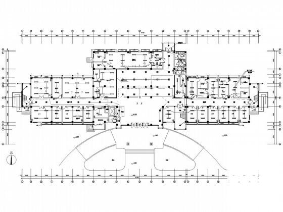 医院病房楼与门诊大楼电气设计CAD施工图纸(火灾自动报警) - 1